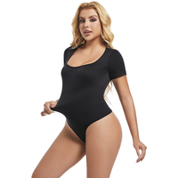 2025 Bestseller Atmungsaktiver Kurzarm-Bodysuit Tanga Butt Lifting Bodysuit 3XL Size Shaper Nahtlose Body Shaper