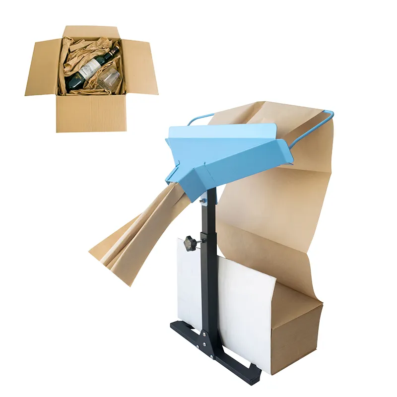 Cheap Price High Safety Level Manual Filling Material Packaging Cushion Void Fill Kraft Paper Wrapping Dispenser