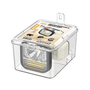 Nouvelle lampe frontale LED à <span class=keywords><strong>induction</strong></span>, étanche, <span class=keywords><strong>batterie</strong></span> au lithium longue durée, multi-usages, pour le camping, le cyclisme, 50-100 m - Product Image 1