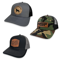 Casquettes personnalisées, casquette avec patch en cuir gravé au laser, Rdson 112, casquette de camionneur FPR, casquette de baseball personnalisée pour jeunes, casquette de baseball personnalisée Farm Merch
