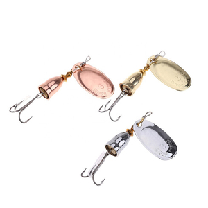 Hoogwaardige groothandel fabrikanten bionische lepel vis aas spinnerbait met drievoudige haken - Product Image 1