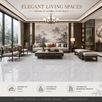 Carrelage en porcelaine moderne élégant 800x800mm, texture marbre naturel, une pierre quatre faces, pour appartement, fourniture directe usine
