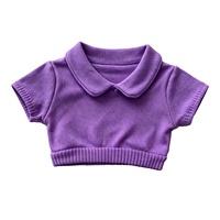 T-shirt court uni MSYO, vêtements de poupée personnalisés de 10 cm, vente en gros, cadeau promotionnel BJD