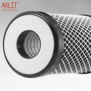 Çeşitli endüstriler için uygun 20 inç karbon Fiber filtre kartuşları PP filtre