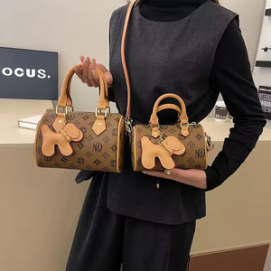 2025 sac pour femmes nouveau élégant Mature rétro sac à main bureau décontracté affaires bandoulière Boston sac - Product Image 3