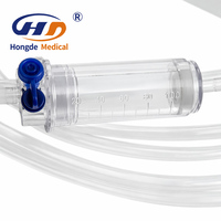 Equipo de Infusión Intravenosa Desechable de PVC Estéril HD con Aguja Hipodérmica Luer Slip para Suministros Hospitalarios