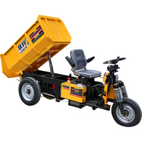 LK135 Vente en gros Mini-dumper électrique robuste pour moto, camionnette, mini-camion, 1,5 tonne, moteur 48V, batterie 2000W
