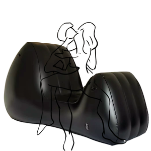 Muebles eróticos sexy Bdsm silla sexy concubina caballo chaise Caballero sexo cojín de <span class=keywords><strong>aire</strong></span> posición ayudar sofá inflable - Product Image 1