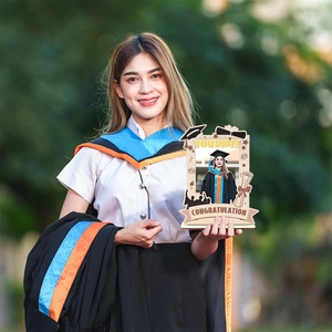 Cadre <span class=keywords><strong>photo</strong></span> <span class=keywords><strong>de</strong></span> table en bois pour <span class=keywords><strong>la</strong></span> remise des diplômes, promotion 2026, cadeau pour les seniors du collège, cadre <span class=keywords><strong>photo</strong></span> décoratif <span class=keywords><strong>de</strong></span> table, livraison directe - Product Image 5