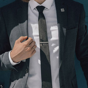 Nuevo Clip de Corbata de Acero Inoxidable Sólido de Moda, Clip de Corbata Minimalista y Elegante para Hombre, Regalos - Product Image 5