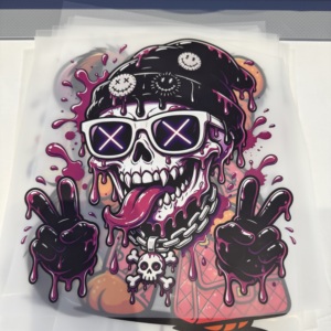 Transferencias DTF de Graffiti, Diseño Personalizado de Oso de Dibujos Animados, Pegatinas de Transferencia Térmica para Camisetas al por Mayor - Product Image 6