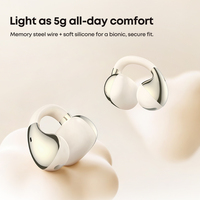 Écouteurs Bluetooth 6.0 TWS à clipser à bas prix, stéréo 3D, étanches IP65, pour le sport, sans fil