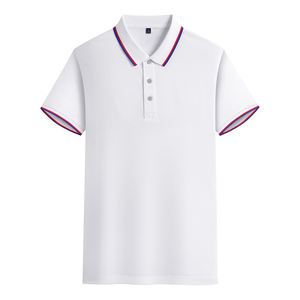 <span class=keywords><strong>Polo</strong></span> personalizado Premium para hombre, camiseta comercial de seda helada sin costuras, Camiseta holgada con solapa para hombre, Camiseta deportiva de manga corta a la moda - Product Image 1