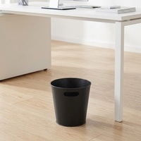 Poubelle de bureau en fer noir de 8 litres (2 gallons) durable et économique du fabricant