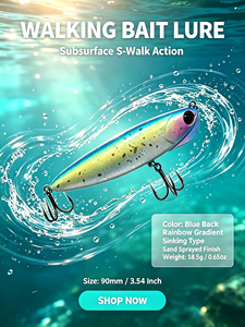Señuelo de Pesca Artificial de Plástico ABS de Hundimiento Lento de 90 mm/18,5 g, Señuelo de Pesca Duro Tipo Lápiz para Agua Salada, Directo de Fábrica - Product Image 4
