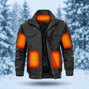 Veste Softshell chauffante à batterie pour homme et femme, imperméable, à capuche, pour la chasse, la pêche, le ski, camouflage, rechargeable par USB - Product Image 3