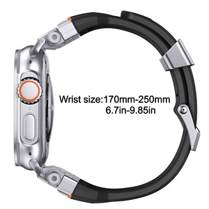 Bracelets de montre étanches en TPU de style mécanique, tendance et best-sellers, pour <span class=keywords><strong>Apple</strong></span> <span class=keywords><strong>Watch</strong></span> Series 11 46mm - Product Image 3