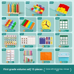 Lớp Một toán học hỗ trợ giảng dạy thiết lập hoàn thành Lớp Hai Khối lượng 1 2 Giấy trường tiểu học truy cập học tập - Product Image 5