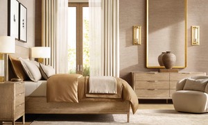 Comodino comodino elegante rustico camera da letto comodino in legno di quercia comodino mobile cassettone 6 cassetti - Product Image 2