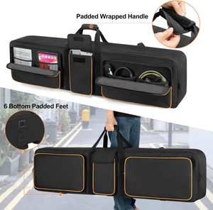 Free sample Key <b>Keyboard</b> Gig Bag Case,Portable Durable <b>Keyboard</b> Piano Waterproof 600D Oxford Cloth with 10mm Cotton - Product Image 5