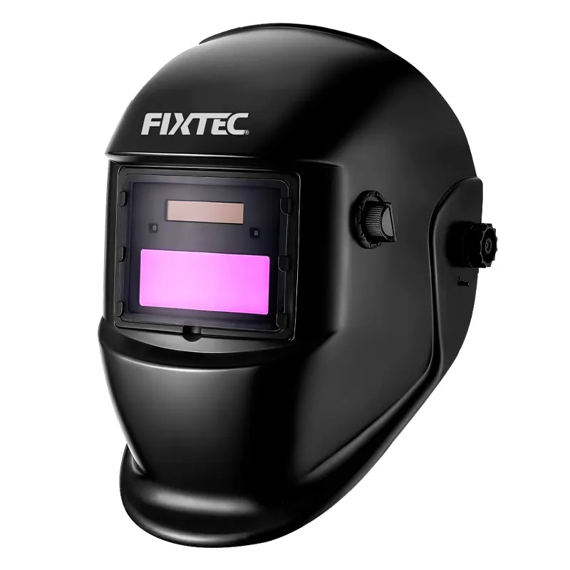 FIXTEC Arc Welder protezione del lavoro industriale pannello solare e batteria al litio Auto dark Electronic Welding Helmet Mask Price