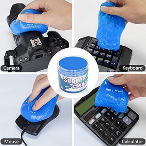 Herramienta de limpieza de compuestos automotrices antipolvo personalizada, <span class=keywords><strong>gel</strong></span> plumero, suciedad, ordenador portátil, teclado, coche, salida de coche, pegamento, <span class=keywords><strong>limpiador</strong></span> pegajoso - Product Image 3