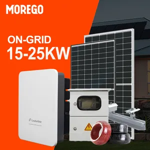 Moregosolar Op Net Solar Generator 5000W 15kw 20kw 25kw Zonnepaneel Systeem Voor Thuis