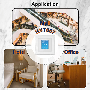 Termostato Intelligente per Casa con Controllo Temperatura per Riscaldamento e Raffreddamento, Sensore PM2.5 e Umidità, Controllo Vocale, 230V, Materiale ABS - Product Image 4