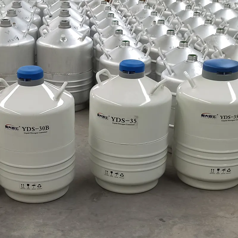 Réservoir d'azote liquide 30 litre YDS-35 sperme conteneur d'expédition pour vétérinaire d'élevage pet Reproduction Services