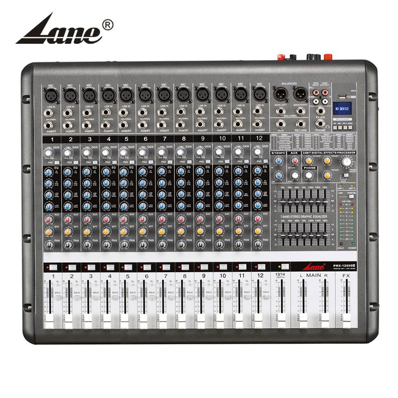 Buy Mixer Amplifier With Equalizer Channels Reverb Effect