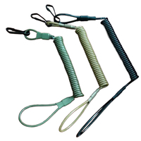 Cordon de sécurité rétractable en spirale, sangle élastique durable anti-perte, cordon à ressort pour transport extérieur