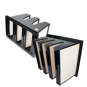 Filtro de Aire de Alta Calidad y Precio Competitivo F9 H11 H12 de Plástico ABS Tipo V para Campana Extractora - Product Image 5