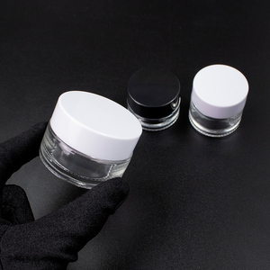Frascos de Vidrio de Alta Calidad de 5g, 10g, 15g, 30g, 50g, Transparentes, Mate, Negros, Blancos, para Mantener los Extractos Frescos, a Prueba de Niños - Product Image 4