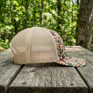 Injaevina Sand-<b>Camo</b> Sports <b>Cap</b> Trucker Hat 6-Panel Curved Brim Snapback Polyester/Cotton Four Seasons High Quality Promotional - Product Image 3