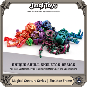 Figurine de jouet amusante de la série Combo Fête des Squelettes, imprimée en 3D, exclusive transfrontalière pour Halloween, idéale comme cadeau - Product Image 3