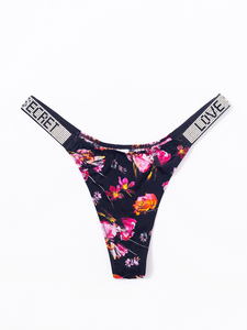 2026 Hot Sale Women Underwear Sexy Lingerie Love Rhinestone Low Waist G String Seamless Fitness Secret Panties - Product Image 2