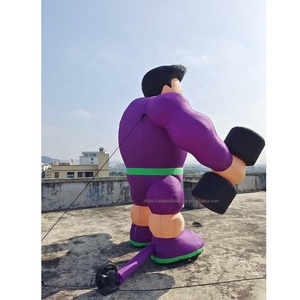 Publicité extérieure pour les clubs de fitness et les salles de sport gonflables, ballons géants gonflables promotionnels en forme de muscul homme - Product Image 3