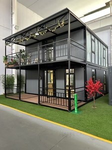 Tùy Chỉnh 2-Câu Chuyện Prefab Living Container Nhà 1-8 Phòng Ngủ Khô Ướt Tách Phòng Tắm Mở Rộng Tiny Nhà Khách Sạn Biệt Thự - Product Image 2