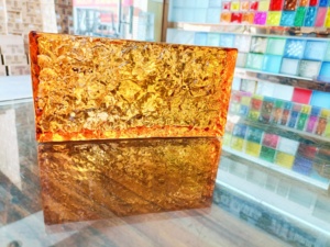 Moderno Mattone in Vetro Cristallo Trasparente Multicolore a Fusione a Caldo di Forma Quadrata per Pareti Divisorie, Hall, Ville e Hotel - Product Image 3