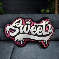 Housses de coussin en peluche personnalisées avec logo sublimé, forme de coussin décoratif, supports vierges pour sublimation, coussins de décoration intérieure