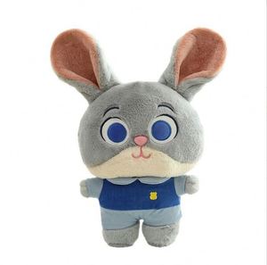 Zootopia Series Vinyl Plush Judy and Nick Toy Figurine Decoration Judy Rabbit Nick Stuffed Animal Dolls Cartoon Anime Characters - Product Image 2