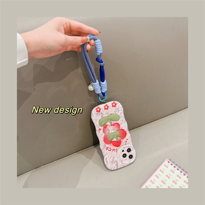 2026 <span class=keywords><strong>Cordon</strong></span> de téléphone <span class=keywords><strong>portable</strong></span> tressé perlé avec anneau de suspension, dragonne et support de téléphone détachable, porte-clés - Product Image 6