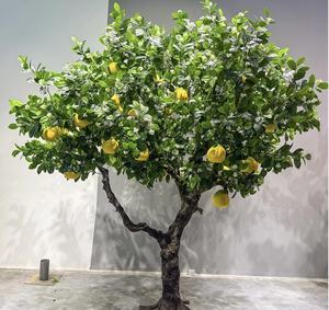 Tronco <span class=keywords><strong>de</strong></span> Árbol <span class=keywords><strong>de</strong></span> Fibra <span class=keywords><strong>de</strong></span> Vidrio Grande en Oferta, Árbol Frutal, Limonero, Árbol <span class=keywords><strong>de</strong></span> Manzana Artificial para Decoración <span class=keywords><strong>de</strong></span> Jardín, Hogar y Parque - Product Image 2