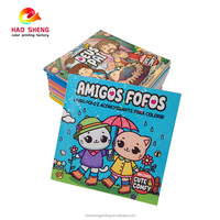 Libros de Colorear e Historias para Niños Impresos Personalizados con Encuadernación Perfecta, Papel Offset y Laminación de Película de Cartón