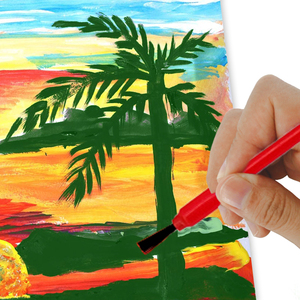 Ensemble de <span class=keywords><strong>peinture</strong></span> <span class=keywords><strong>acrylique</strong></span> TBC 22 ml, 6 couleurs, personnalisable en usine, modèle 2206, pour enfants et adultes, kit de <span class=keywords><strong>peinture</strong></span> artistique sur toile/verre/papier - Product Image 6