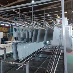 Horno de curado de pintura con revestimiento en polvo de perfil de aluminio de 6m