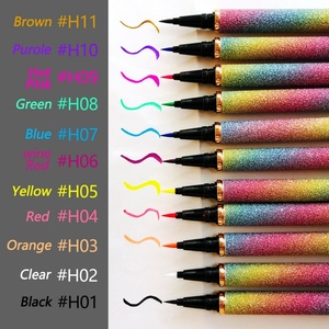 Pena Eyeliner Ajaib 2 In 1, Pena Eyeliner Ajaib, Pena Lem Perekat, Pena Bulu Mata Mink 3D Tahan Lama, Hitam Transparan - Product Image 4