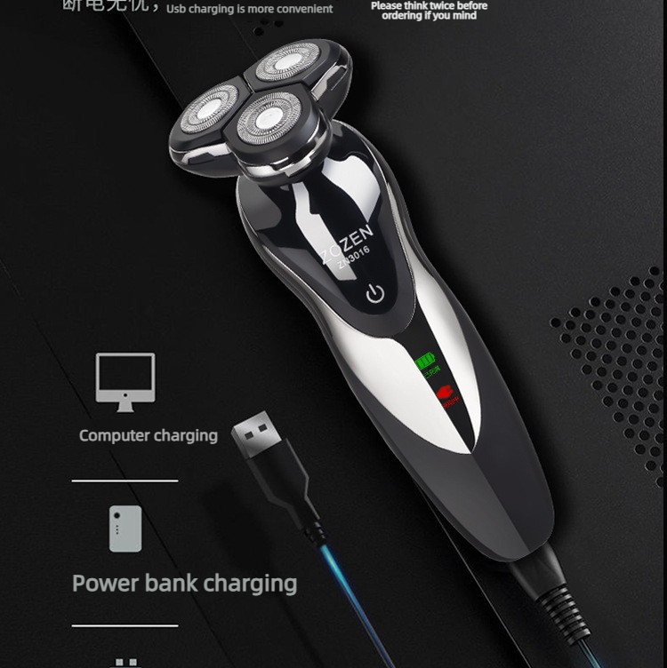MENGLIR Mini Rotary Electric Shaver – Portable IPX6 Waterproof Men's Razor - View 5