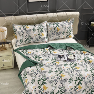 Offre Spéciale été couettes ensembles <span class=keywords><strong>de</strong></span> literie été refroidisseur couette pour dormeurs chauds refroidisseur couette léger été coton lin - Product Image 6