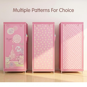 Organizador de Ropa Portátil de Diseño Moderno <span class=keywords><strong>con</strong></span> Estructura Resistente, <span class=keywords><strong>Armario</strong></span> de Almacenamiento Tipo C para la Familia - Product Image 6